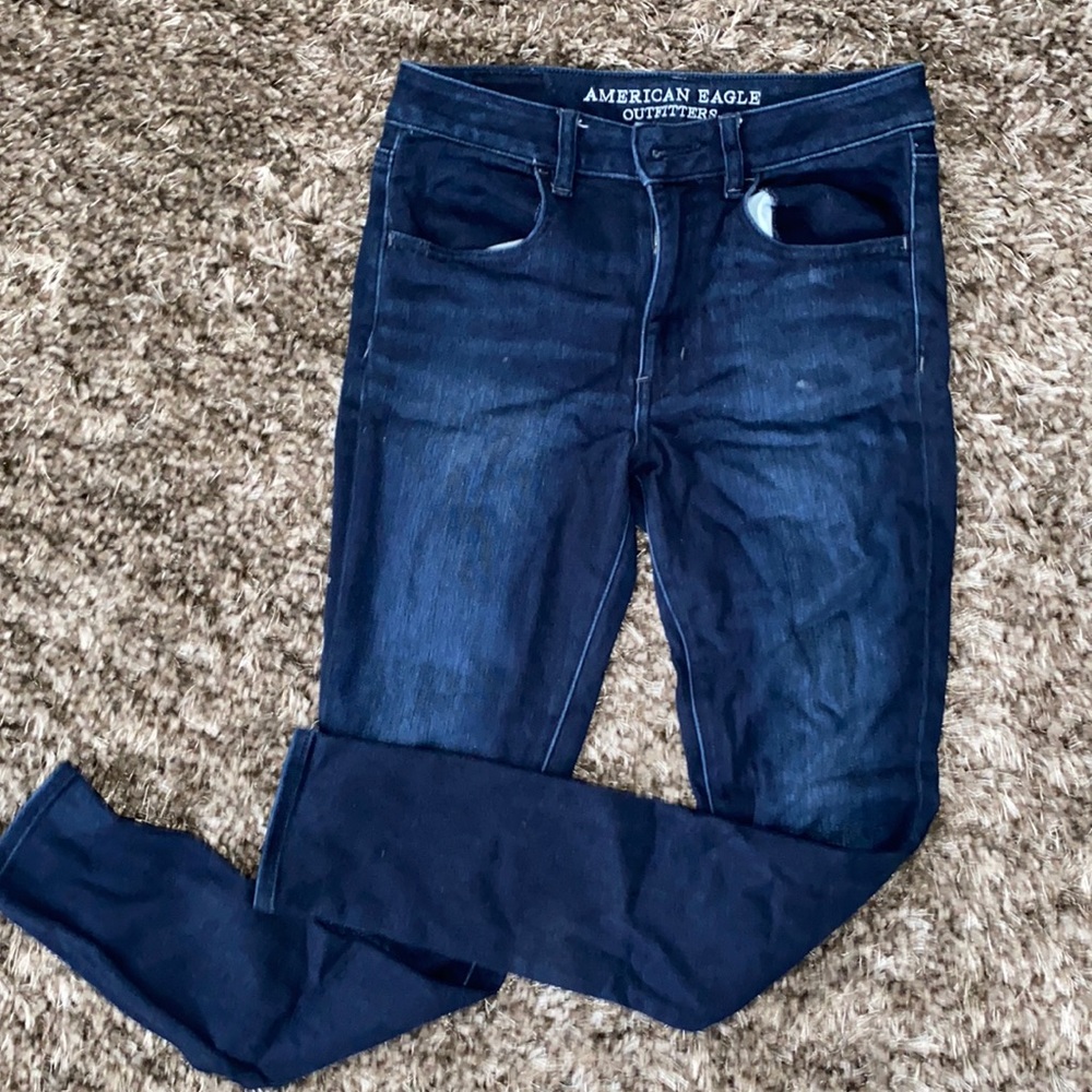AE high rise jeggings